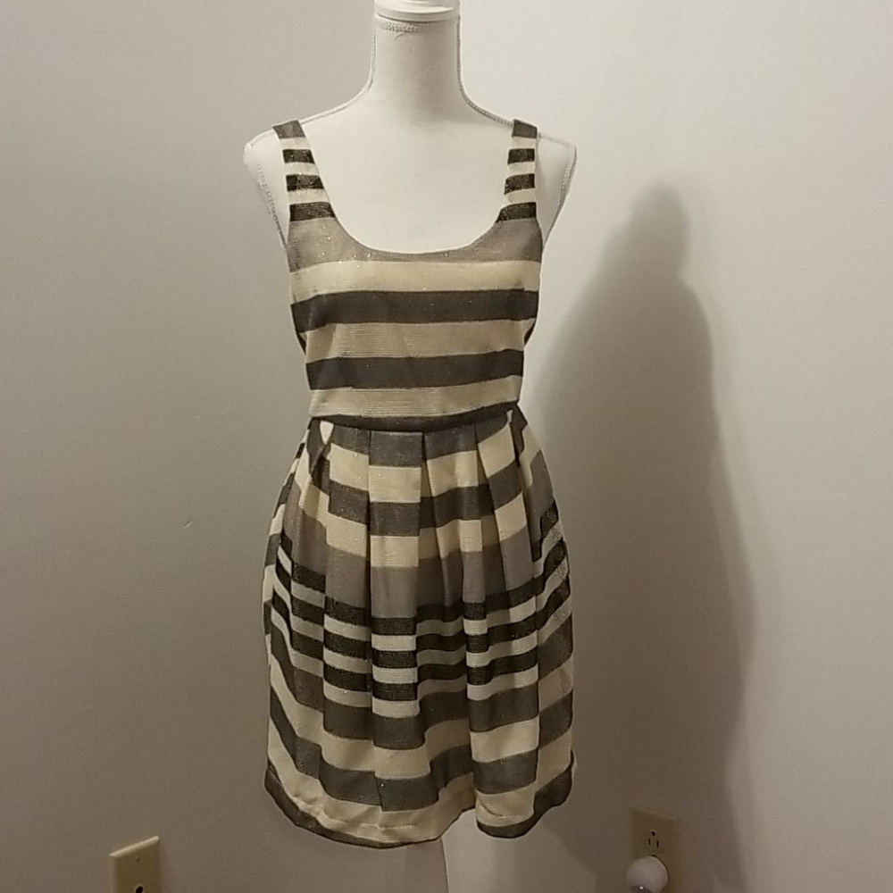 BCBGeneration natural color cocktail dress